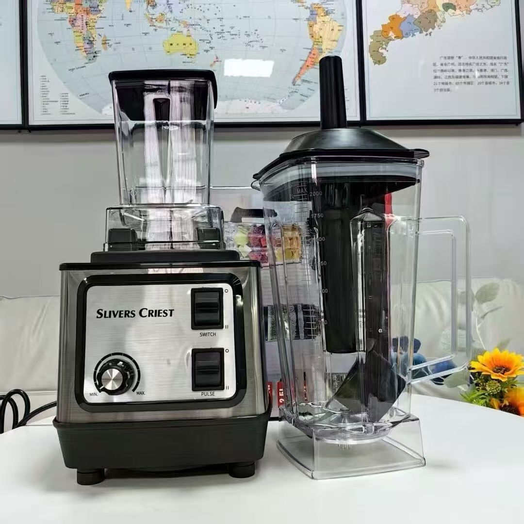 2.5L 8500W 2-in-1 Stainless Steel Blender for Home Use Soy Milk Grinding Silver Crest Blender