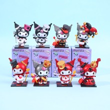 现货扑克王国库洛米美乐蒂手办公仔娃娃潮玩桌面摆件儿童礼物批发