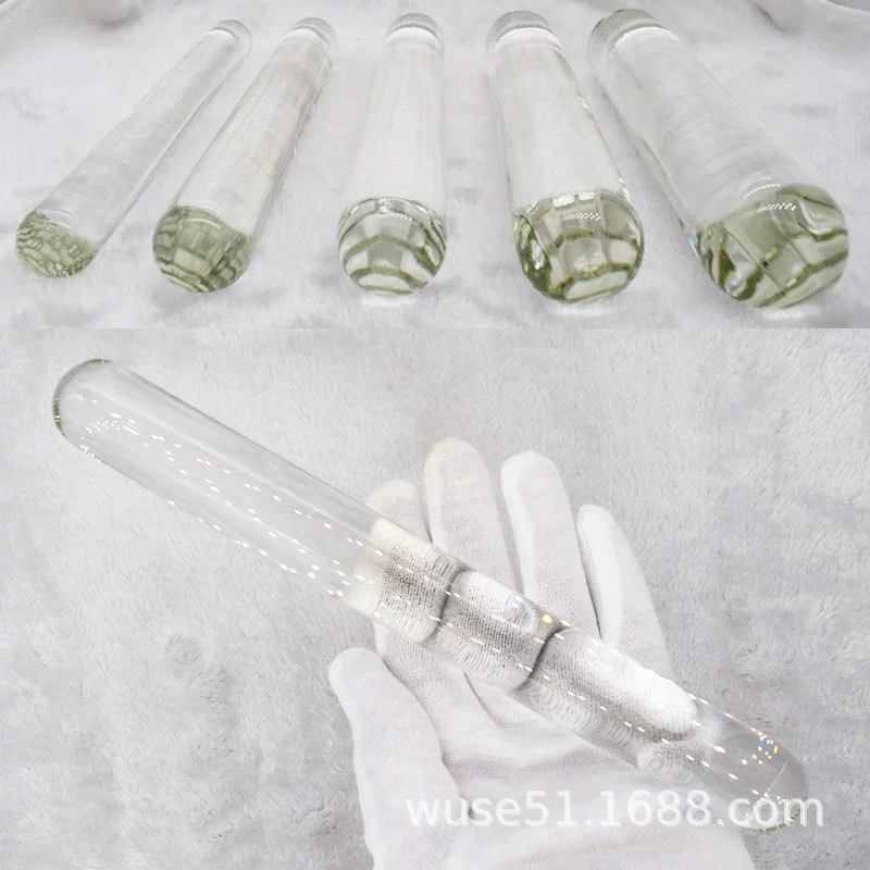 Glass Masturbation Rod Set, 23 cm, Various Diameters (2.0–4.5 mm), 5 Options
