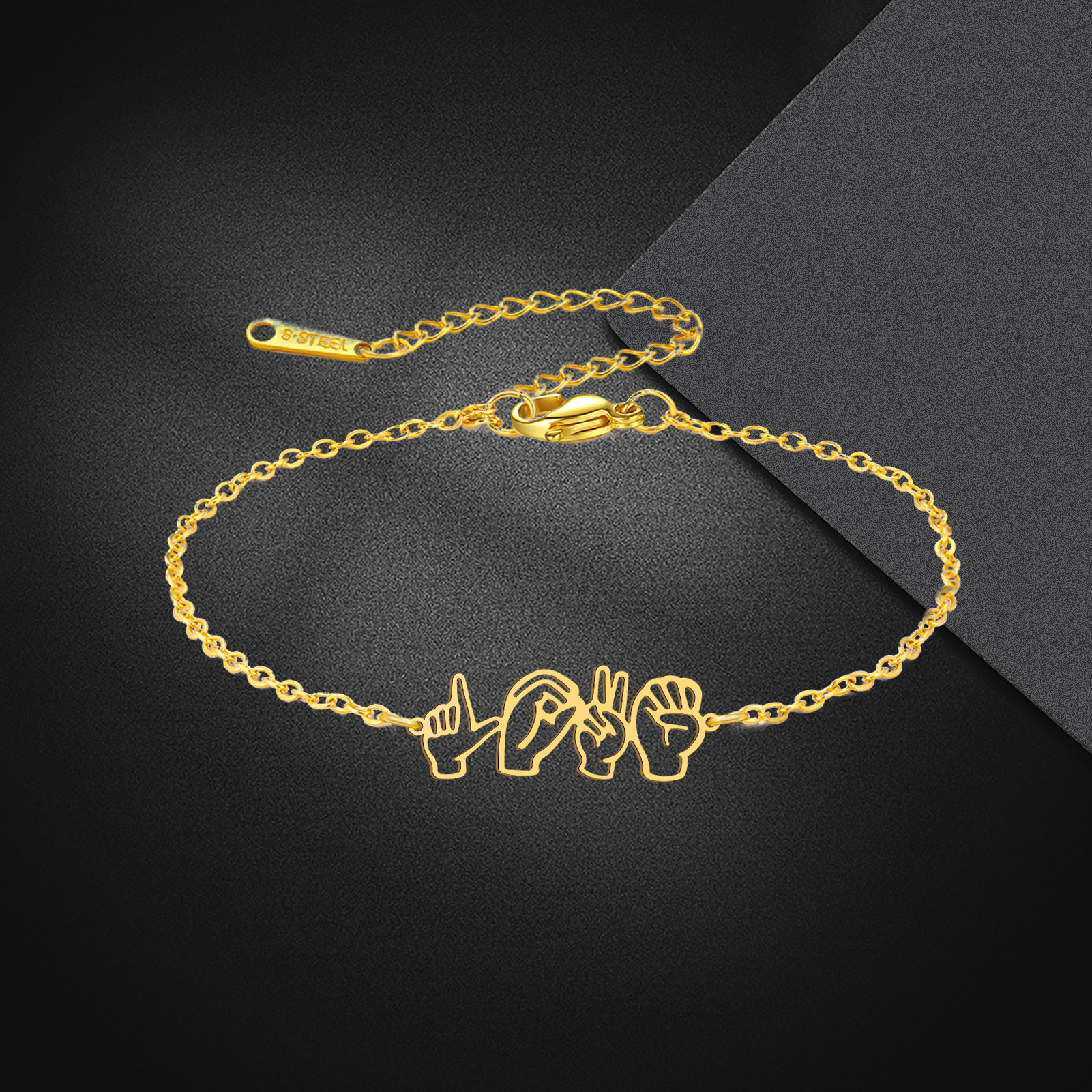 4g Weight Simple Style Solid Color 304 Stainless Steel Plating Men's Bracelets Men's Chain Bracelets