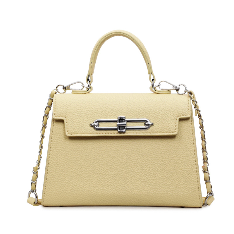 Kelly bolso mujer 2026 nueva cadena bolso de mujer estilo europeo y americano textura diaria simple bolso de hombro pequeño