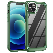 苹果手机壳新品适用于Iphone 14 金翅鸟亚克力五金电镀透明PC盔甲