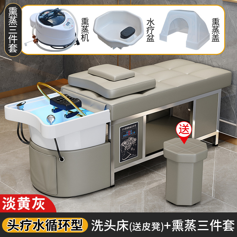 Cuenca de cerámica-gris amarillo claro + CIRCULACIÓN DE AGUA + Fumigación