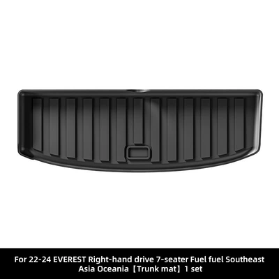 Trunk Mat, Car Trunk Mat Tpe Fully - 22-24-ford-everest-right-hand-drive-trunk-mat-seven-seatsfuelsoutheast-asiaoceania-black