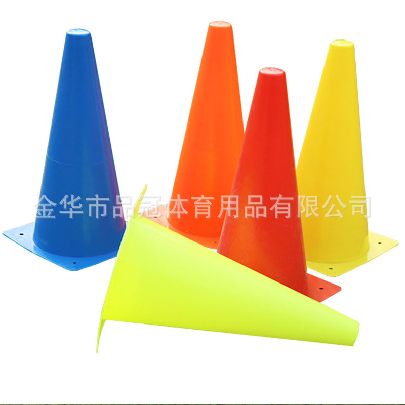 Logo cubo de entrenamiento de fútbol equipo obstáculo cubo de plástico tubo de helado engrosamiento 18/23/32/38/48cm cubo cónico