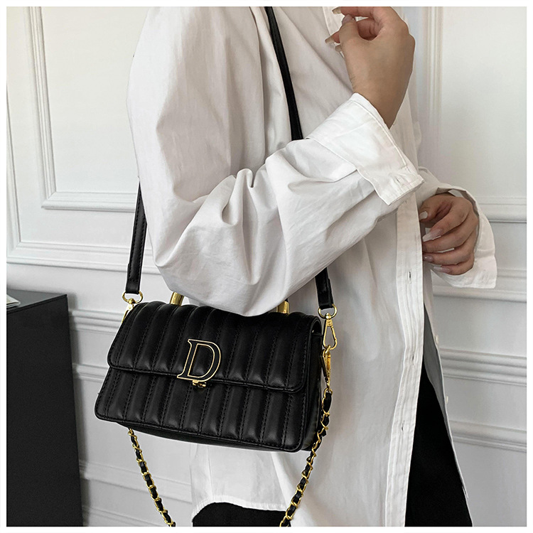 Hochwertige, leichte, luxuriöse, weiche Ledertasche mit bestickter Kette, kleine, duftende Tasche für Damen, vielseitige, modische Textur, One-Shoulder-Crossbody-Handtasche_voghion.com