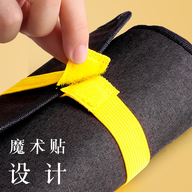 Bolsa de bolígrafo de tela de plomo de color boceto de lápiz especial de pintura de arte 36 colores 36 agujeros portátiles