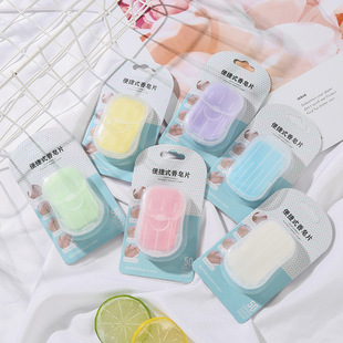 50 disposable portable soap tablets outdoor mini hand washing tablets travel supplies go out soap tablets box