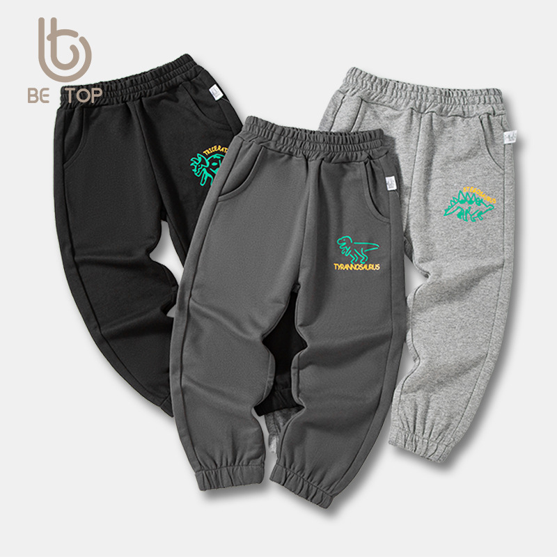 Ser Superior ropa para niños primavera y otoño nuevos Pantalones deportivos para niños pantalones para niños al por mayor bebé casual entrega de una sola pieza