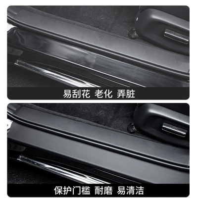 Dekorativ pedal başlıqları — Sill Strips, Welcome Footboards