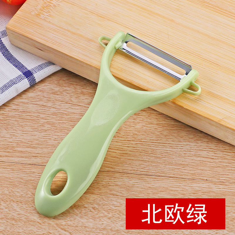 Fábrica de cuchillo de peeling de acero inoxidable cuchillo de raspado de frutas de melón cuchillo de frutas multifuncional al por mayor