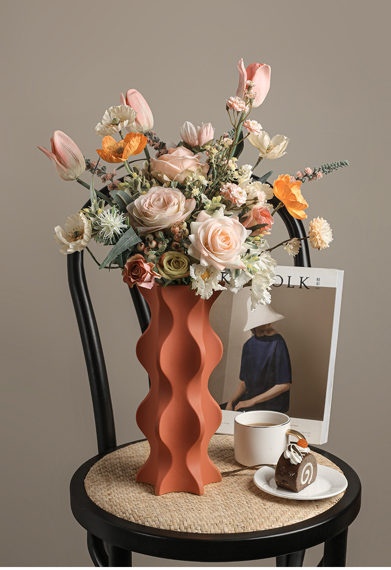 高品質韓国インテリア 花瓶 陶器 一輪挿 家具 インテリア限定セール 安い