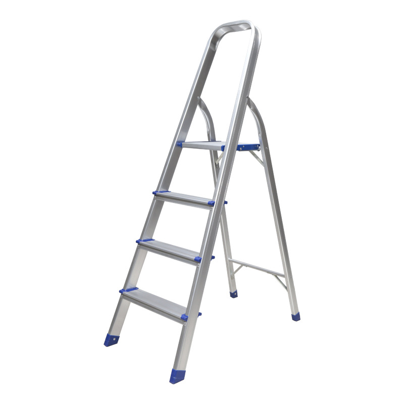 Aluminum Alloy Ladder Household Folding Herringbone Ladder Thickened Indoor Lightweight Multifunctional Stair Portable Small Escalator