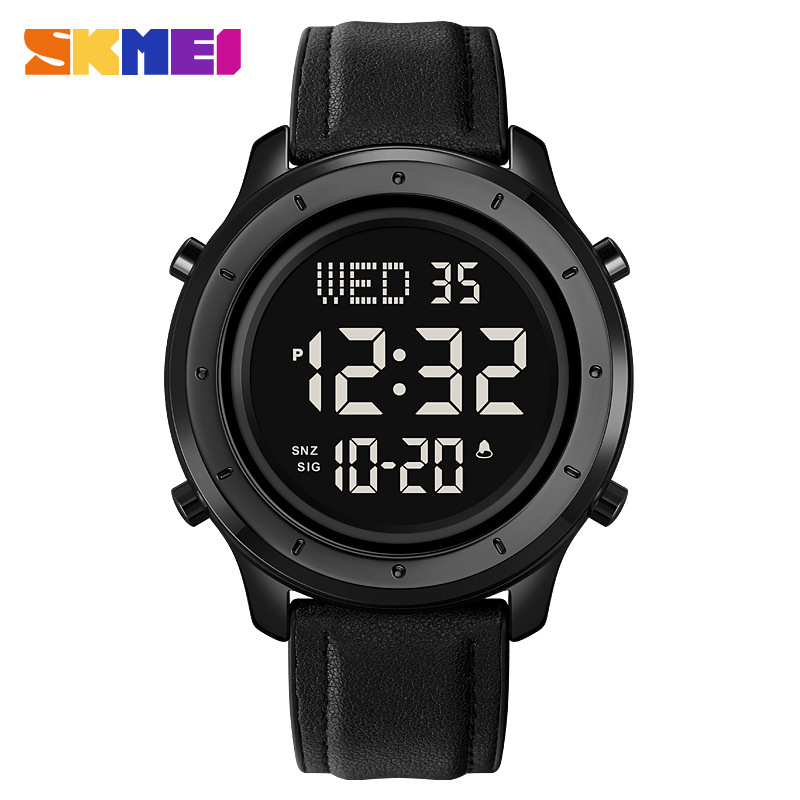 SKMEI reloj electrónico deportivo Delgado multifuncional impermeable reloj de estudiante masculino reloj casual de moda al aire libre