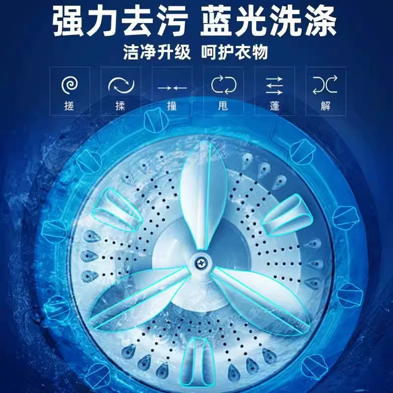 Haier 10 кг стиральная машина с импеллером, полностью автоматическая, прямой привод, инвертор, энергоэффективная сила, умная защита от наматывания