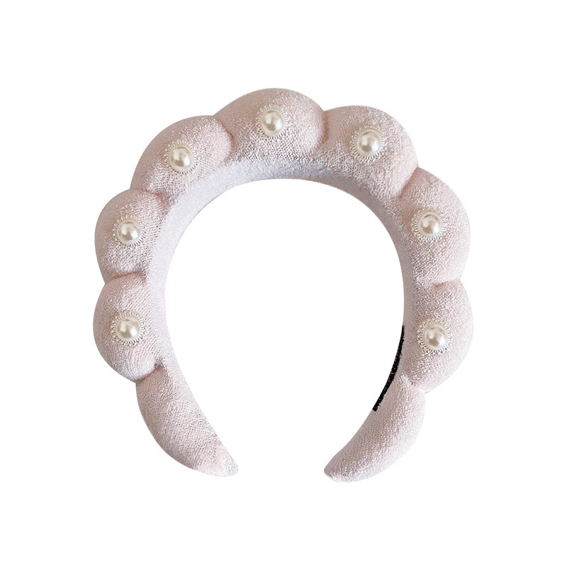 Cross-border e-commerce girasol rhinestone diadema alta Cráneo superior giro diadema hembra belleza headwear toalla paño vintage accesorios para el cabello