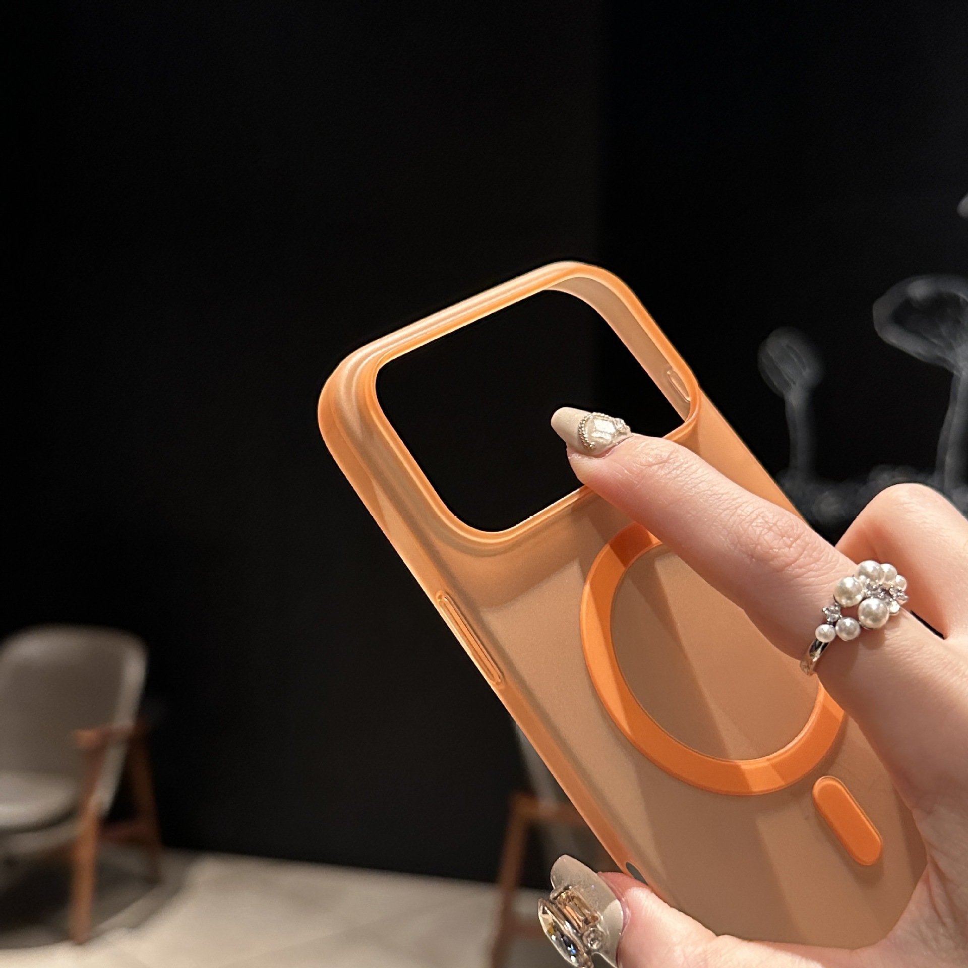 Geeignet für 17Pro Magnetic Matte Phone Case IPhone Air Einfache Schutzhülle 17 Pro Max Ultradünn_voghion.com