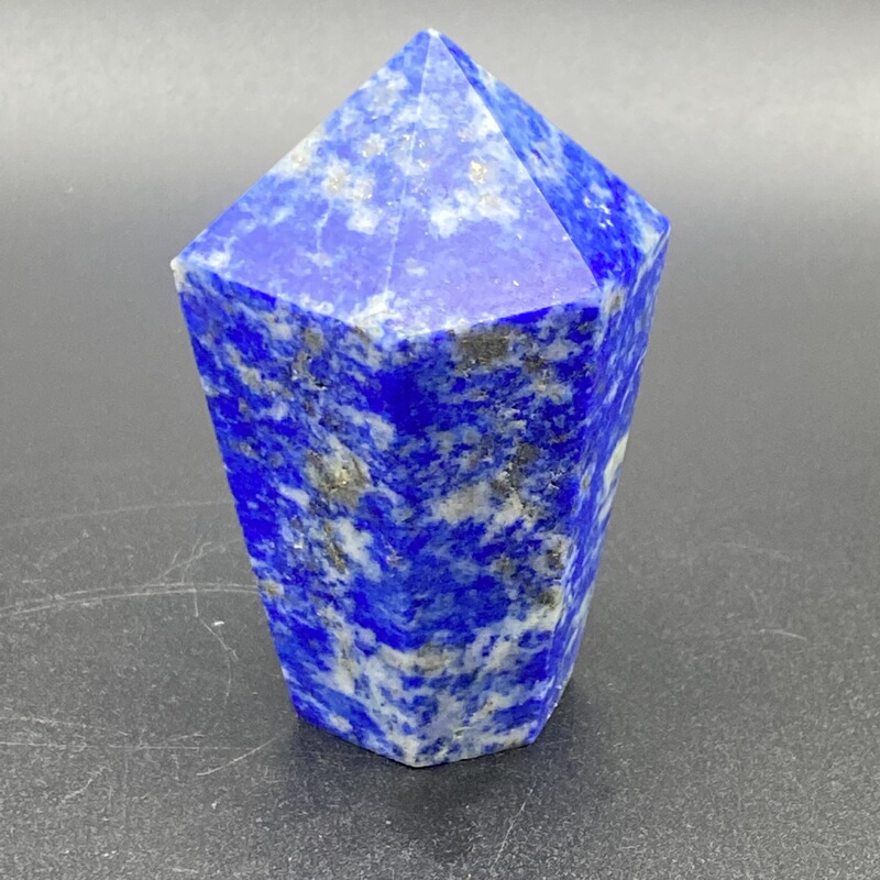 天然青金石柱子水晶摆件雕刻件桌面摆件手工雕刻件装饰直 买一送一 图 3