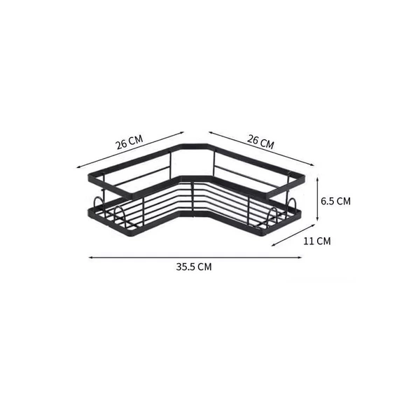 Single layer storage rack