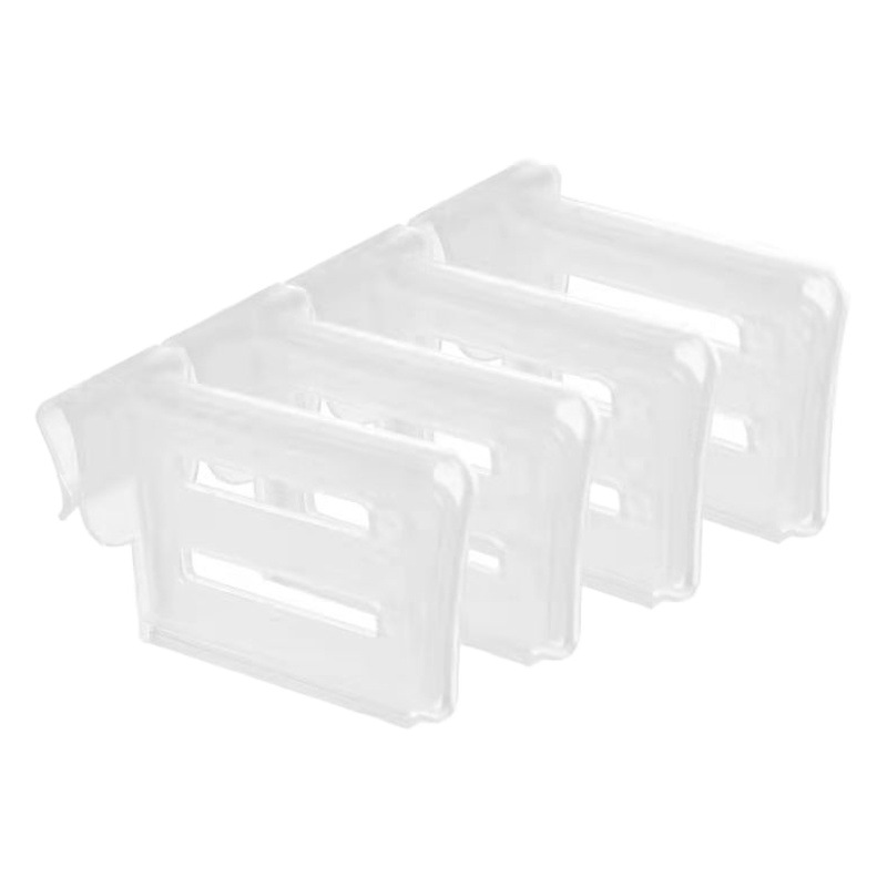 Caja de almacenamiento de tablero de partición retráctil de puerta lateral del refrigerador dentro de acabado tablero de compartimiento alargado condimento tablero de partición de almacenamiento pequeño