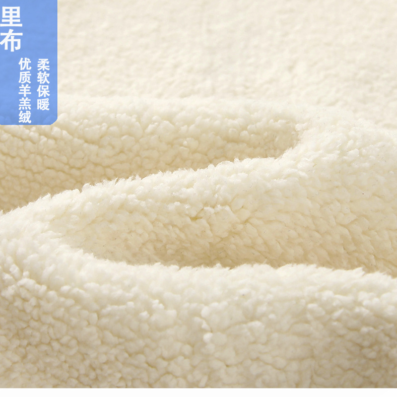 Chaqueta de uniforme de clase de institución de entrenamiento de manga larga con capucha y cremallera gruesa, ropa de trabajo con forro polar, sudadera personalizada con impresión de logotipo