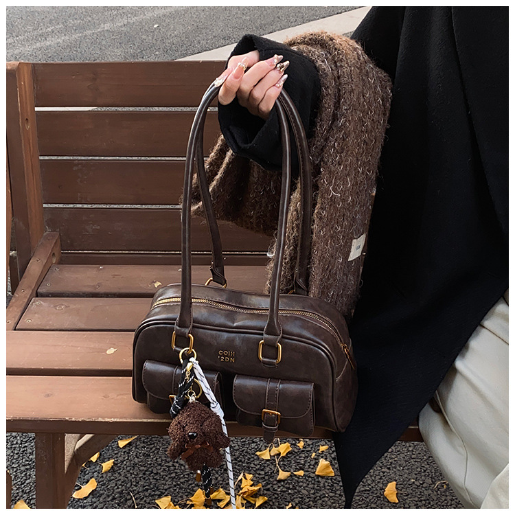 Fashionable and casual underarm bag for women, new autumn/Winter 2025, trendy and versatile, multi-pocket single-shoulder bag, high-end handbag undefined