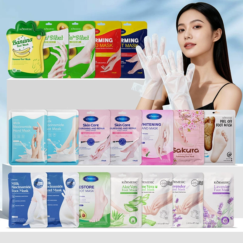 Маска для рук KORMESIC, одноразовые перчатки-маски с алоэ вера, аналог продукции Amazon, для внешней торговли