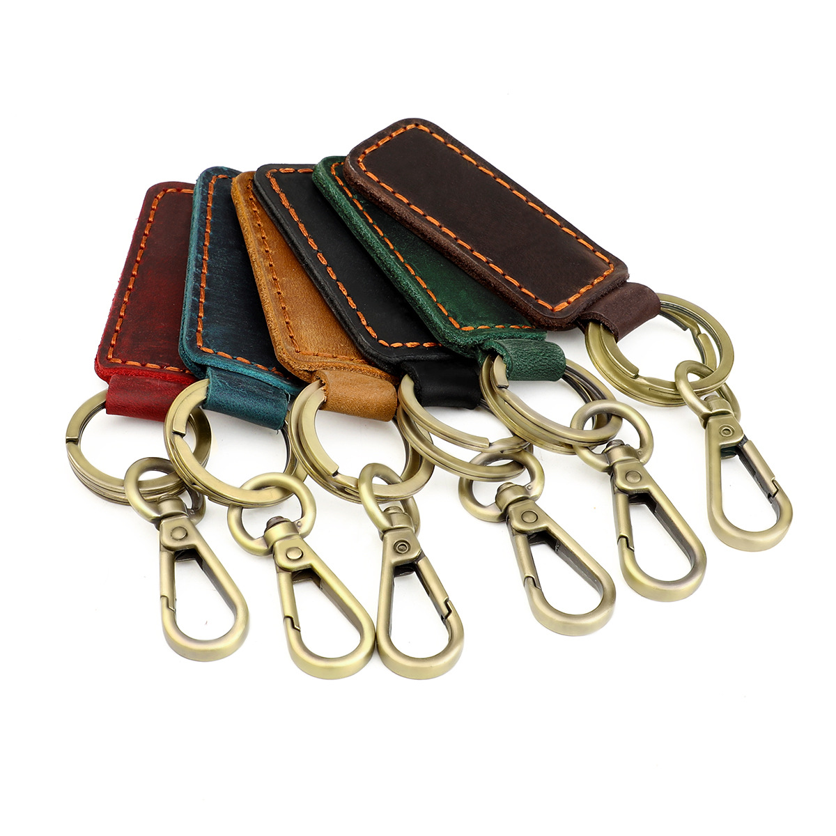 Retro genuine universal keychain handmade