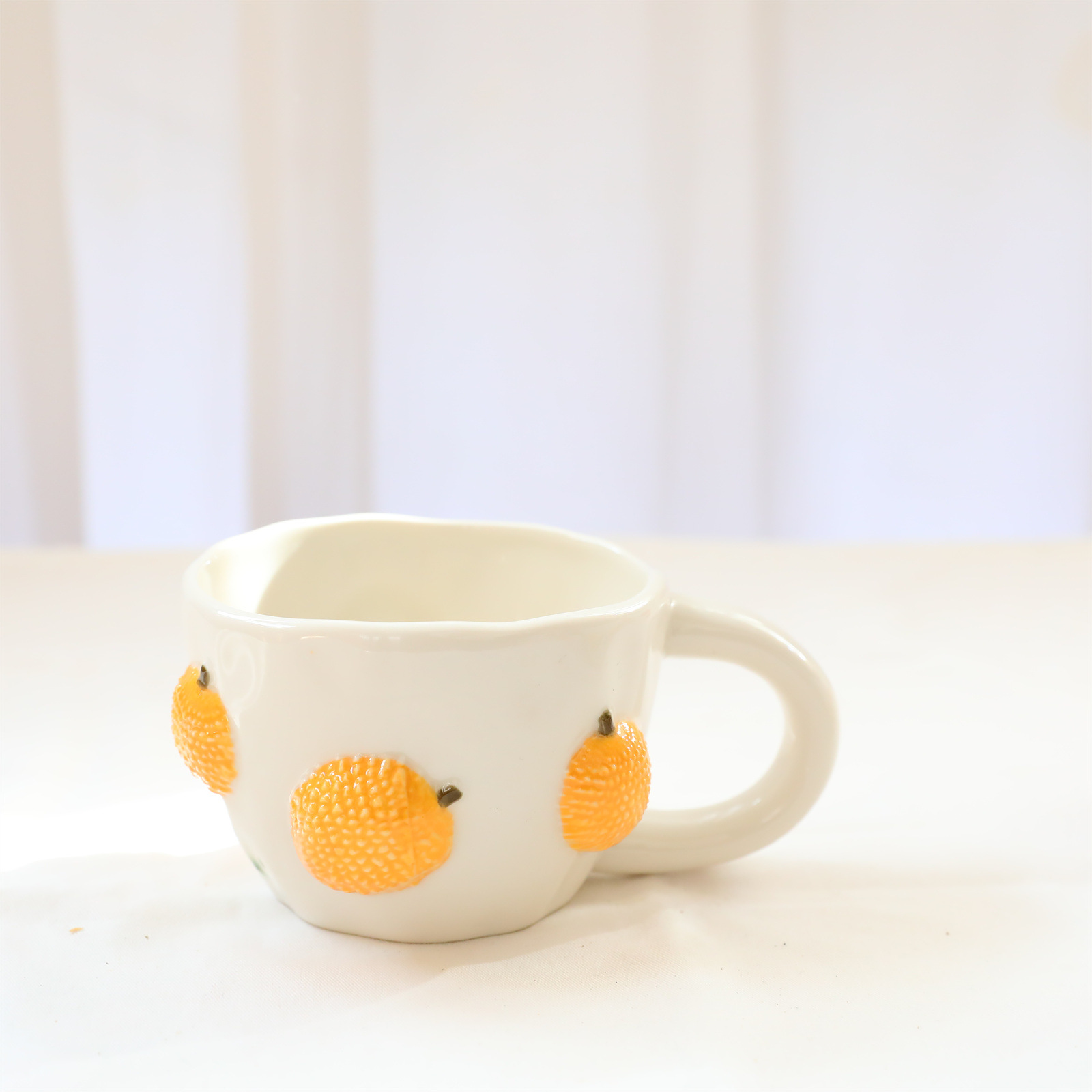 780g Weight Mug Kitchen and drinking utensils 1 Piece Quantity Banquet, Party Occasion ceramics Material Cherry Pattern Casual, Elegant, Cute Style Casual Elegant Cute Cherry Ceramics Mug 1 Piece 9