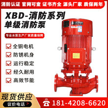 消防水泵廠家定制XBD-DL立式消防泵室內消火栓給水穩壓泵噴淋水泵