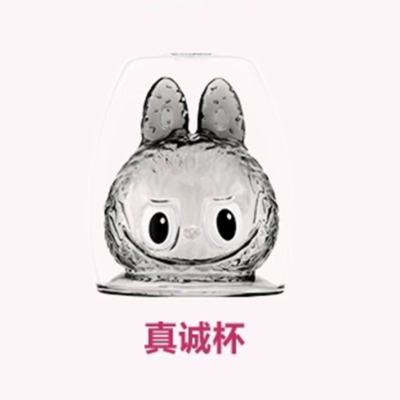 新製品人気ラブブ二重層ガラストレンディな人形ラブブ形状ウォーターカップ漫画周辺ガラス|undefined