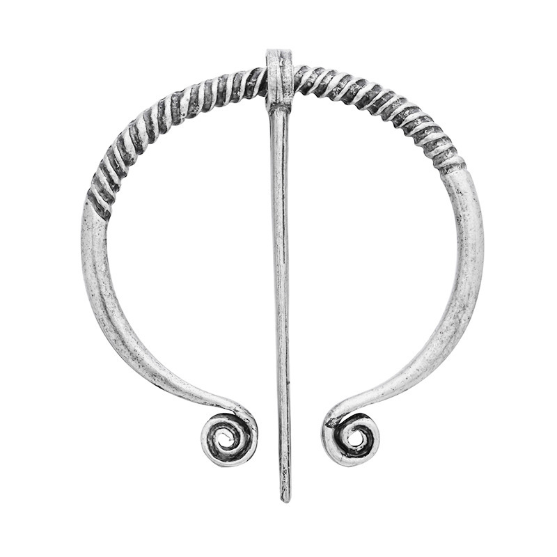 22. 골지 고대 실버 바이킹 브로치 (BC0012-00-08)