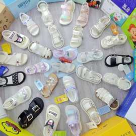 库洛米凉鞋女童夏款2025新款软底时尚儿童沙滩鞋夏天公主凉鞋女孩