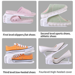 Cross-border shoe storage magic, adjustable space-saving shoe cabinet, layered storage, widened upgraded shoe rack