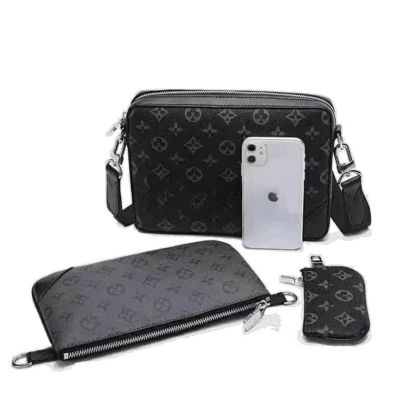 Плечевая сумка универсальная через плечо, три в одном, лёгкая люксовая, 24×18×4,5 см