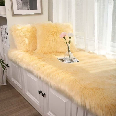 Car Carpet – Space Carpet - long-hair-light-yellow-60150cm