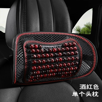 Cool pad | Breathable Massage Cooling Pad, Universal Model - headrest-burgundy