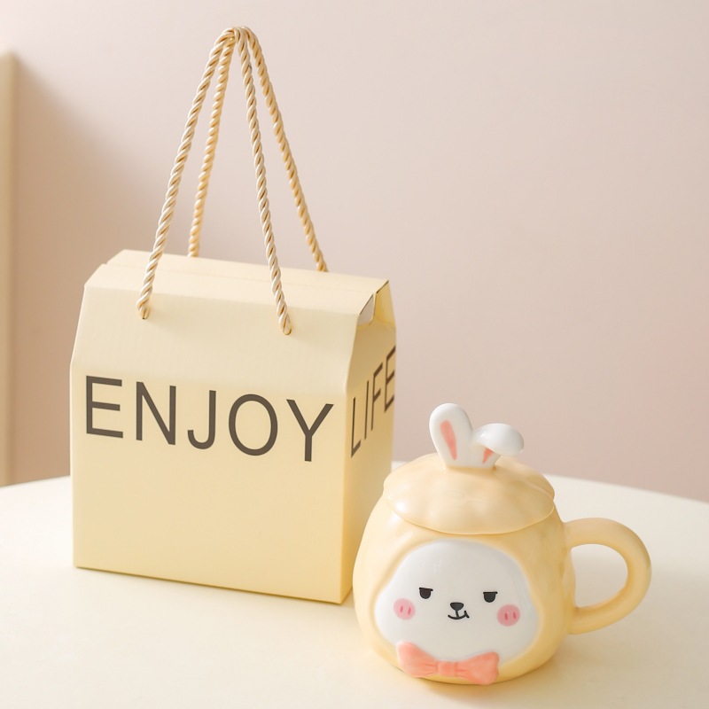 Tazas de dibujos animados creativos tazas de cerámica tazas de agua tazas de copas de copas de bebidas de niños regalos regalos al por mayor