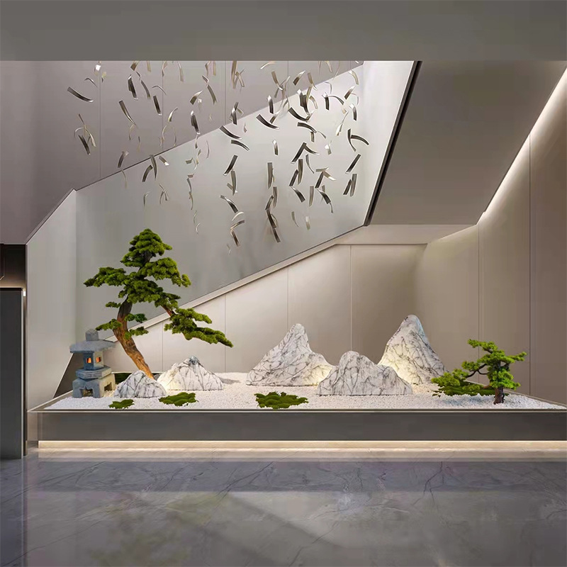 Artificial bienvenida Pino Arhat Pino falso Pino centro comercial decoración de interiores belleza Pino paisaje decoración árbol artificial