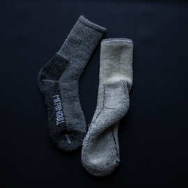 冬季加厚美利奴羊毛毛巾户外女袜 徒步防臭加绒雪地袜均码