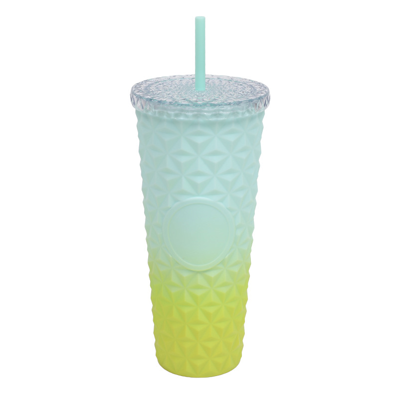 그라데이션 녹색 노란색