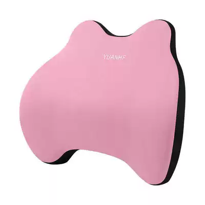 Waist support | support, backrest cushion, lumbar pillow - 1-bright-pink-lumbar-support-pillow-universal