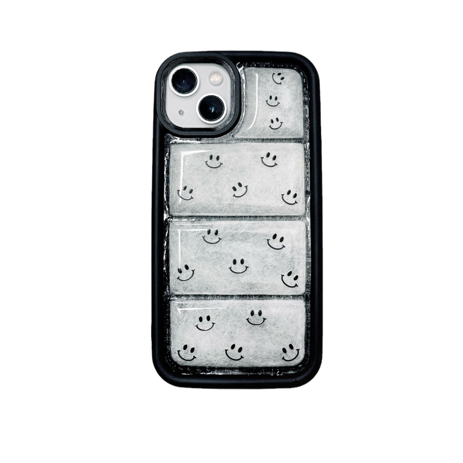Autumn and winter down jacket 12 full screen smiling face suitable for iPhone 15 phone case Apple 13 promax new 14_voghion.com