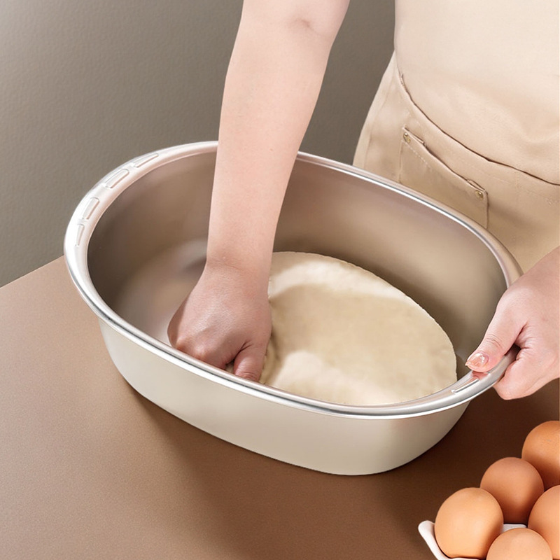 Cuenca de drenaje grande de acero inoxidable para lavar verduras domésticas tamiz de arroz para cocina doméstica multiuso de gran capacidad cuenca de arroz