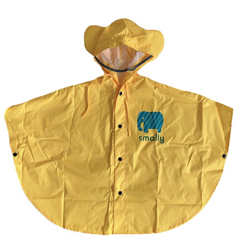 Korean children's raincoat kindergarten riding fashion cartoon poncho cute three-dimensional cloak poncho light and brim