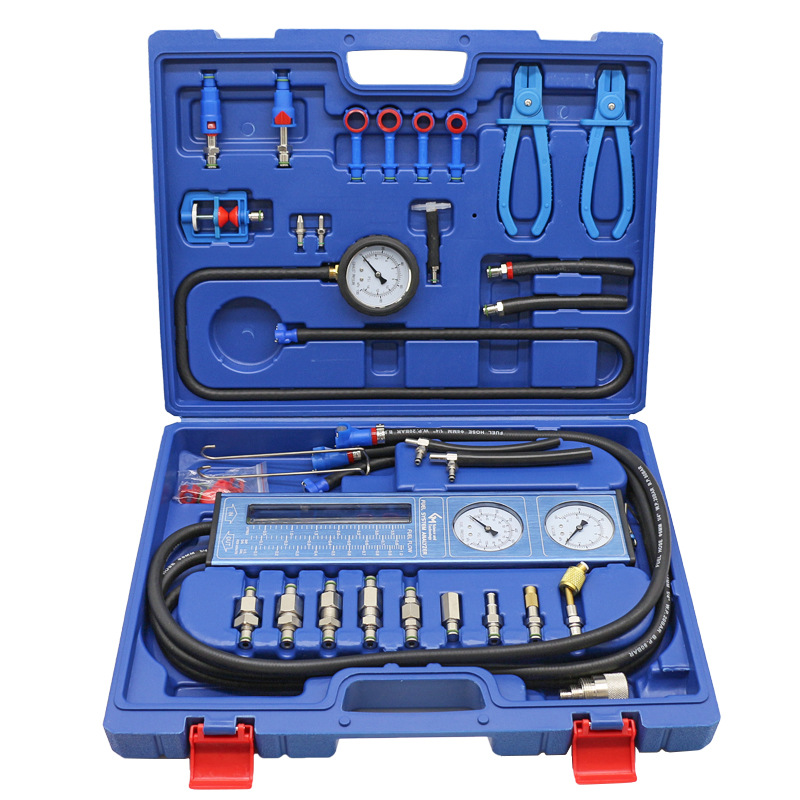 克米F831V汽车燃油压力检测表 电喷燃油系统测试仪流量表汽修工具