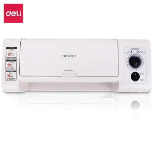 deli 3892 Six-speed Adjustable Automatic Feeding Film Photo File Cold Mounting/thermal Laminating Plastic Sealing Machine