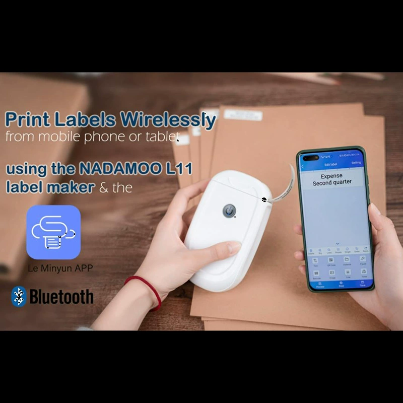 Ручной маленький принтер, Bluetooth, D11