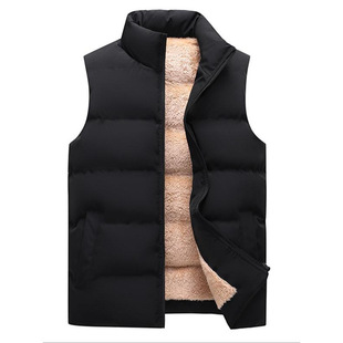 R 52510 Stand collar cargo cotton vest ���I���b���R��
