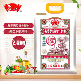 福花 麦芯精华小麦粉2.5kg特制一等面粉【山东鲁花出品】饺子面条
